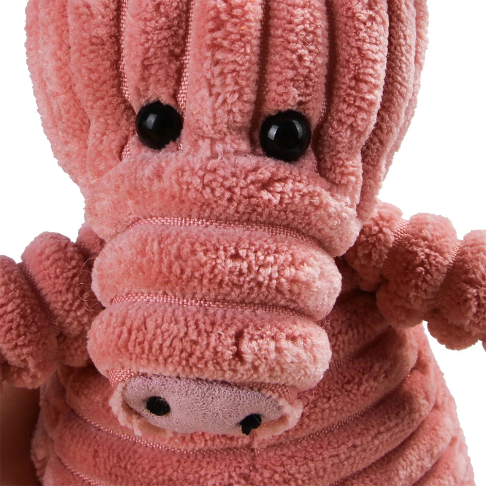 Dog Corduroy Toys  Animal Shape Plush  Squeaky Chew Bite Resistant Toy Pets Accessories Supplies  for Small Large Dogs