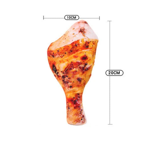 Dog Toys Funny Simulation Meat Puppy Pet Play Games Chew Toys Squeaky Toys For Small Big Dogs Pug Pets Supplies