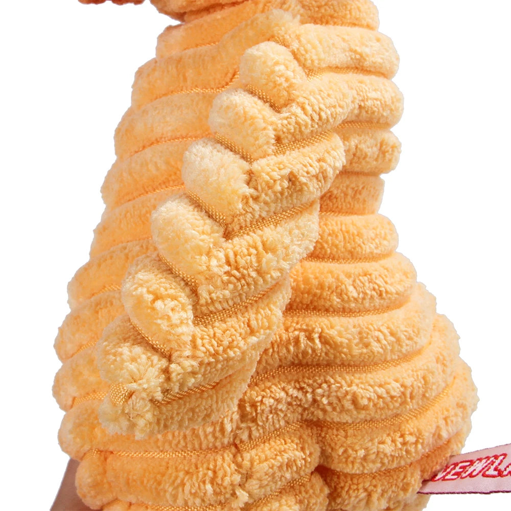 Dog Corduroy Toys  Animal Shape Plush  Squeaky Chew Bite Resistant Toy Pets Accessories Supplies  for Small Large Dogs