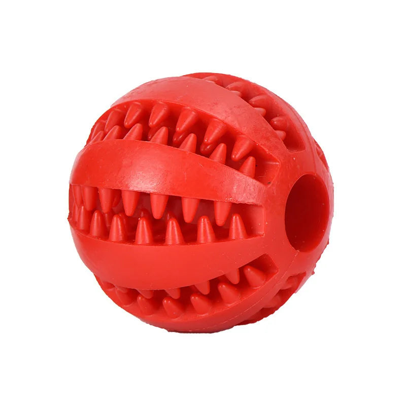 Dog Toy Interactive Rubber Dog Ball Toys for Dogs Puppy Cat Chewing Toys Funny Pet Tooth Cleaning Snack Ball Toy Pet Products