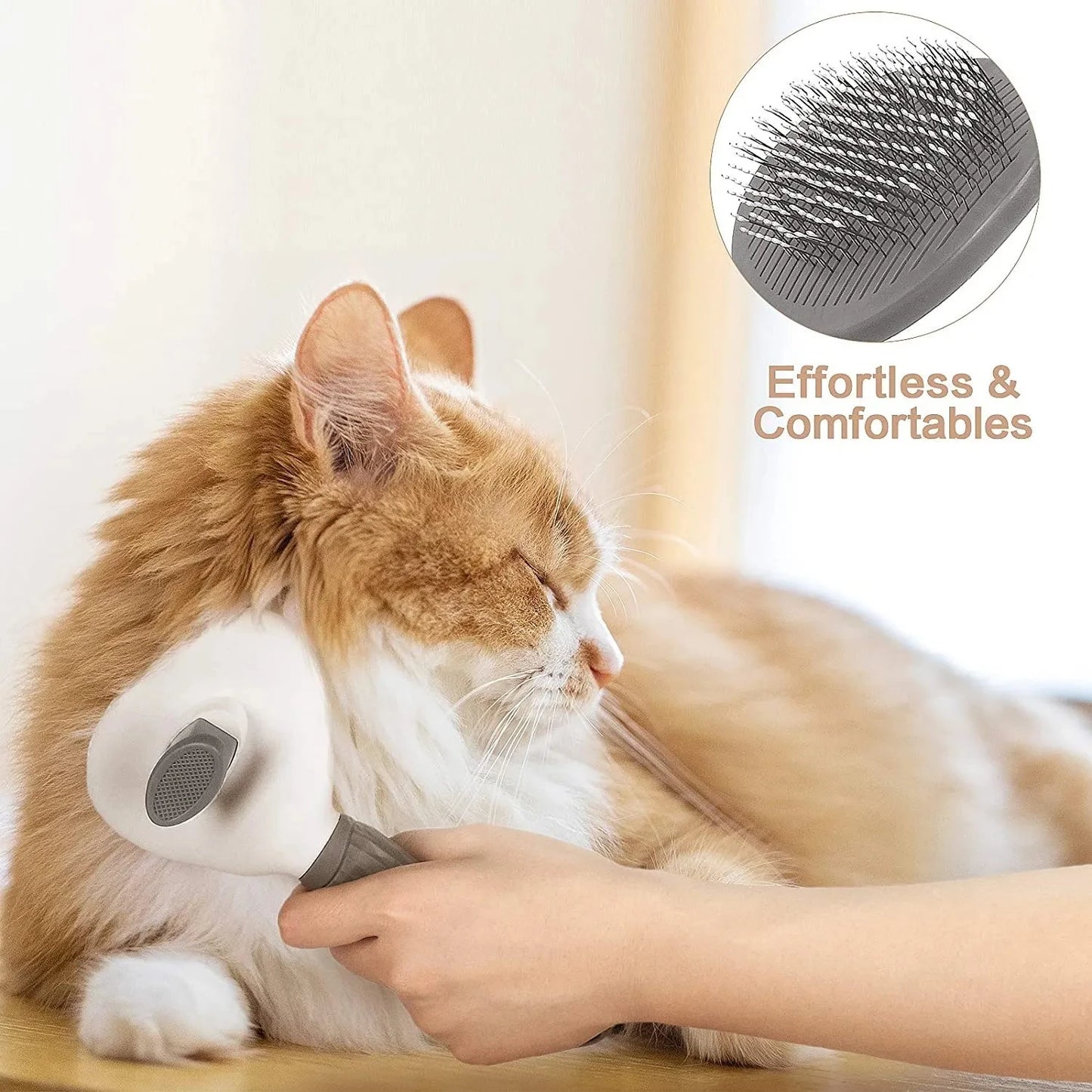Pet Dog Brush Comb Self Cleaning Pet Hair Remover Brush For Dogs Grooming Tools Pets Dematting Comb Dogs Accessories
