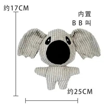 Puppy Dog Plush Squeaky Toys for Small Medium Dogs Bone Aggressive Chewers for Pet Cat Products Puppy Accessories