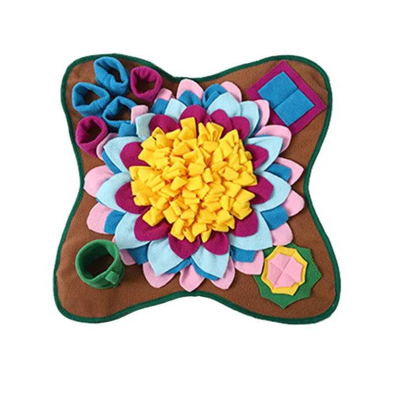 Good Pet Snuffle Mat for Dogs,Interactive Feed Puzzle for Boredom,Encourages Natural Foraging Skills