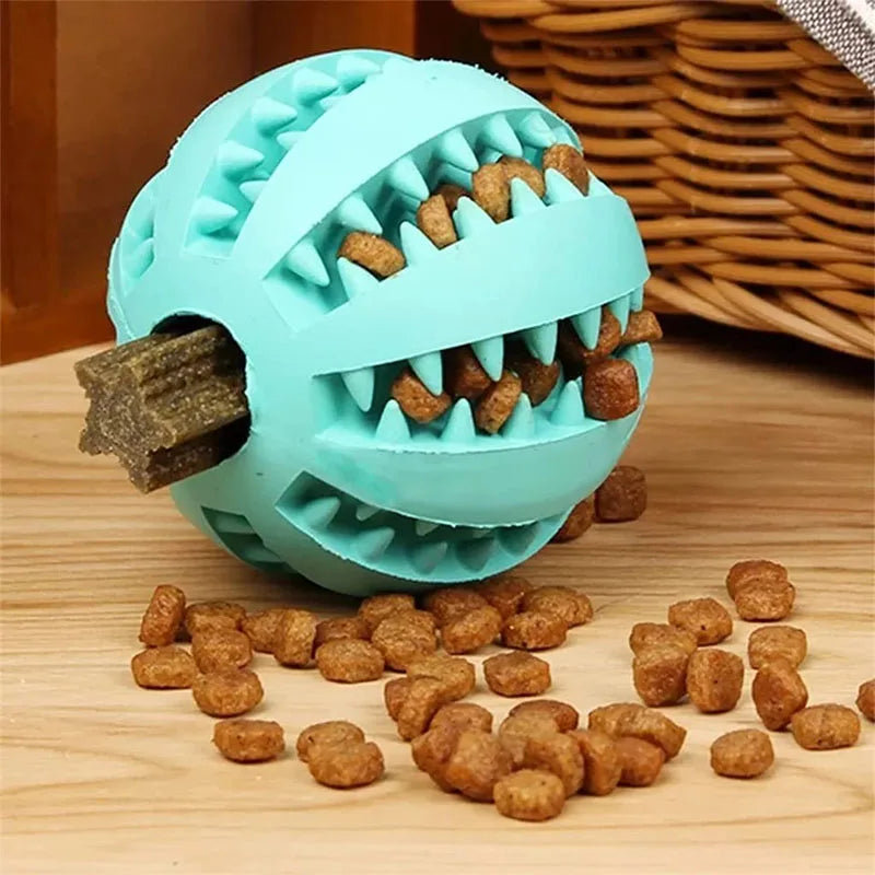 Dog Toy Ball Interactive Rubber Balls Puppy Chewing Toys Pet Tooth Cleaning Ball Cats Pets Food Treat Feeder Silicone Balls Toy. 5 cm - Small Dogs; 7 cm - Medium Dogs