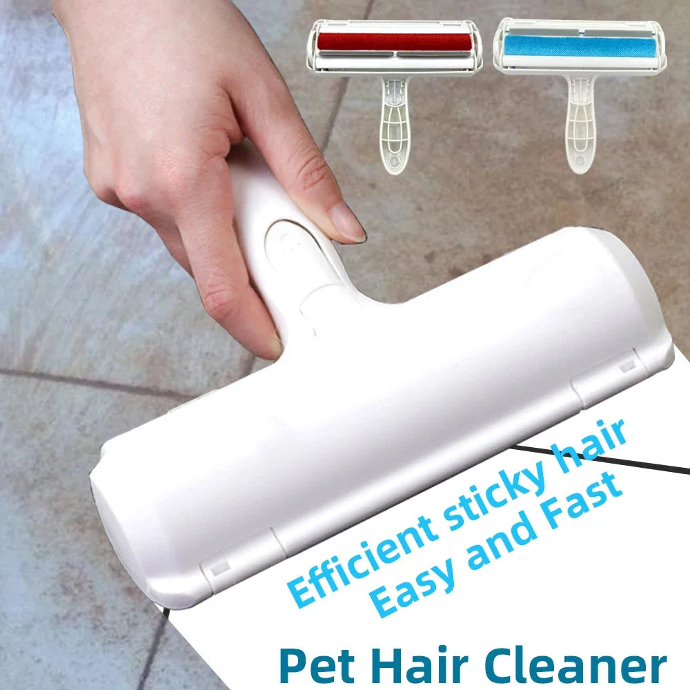 Pet Hair Remover Roller - Dog & Cat Fur Remover with Self-Cleaning Base - Efficient Animal Hair Removal Tool - Perfect for Furni