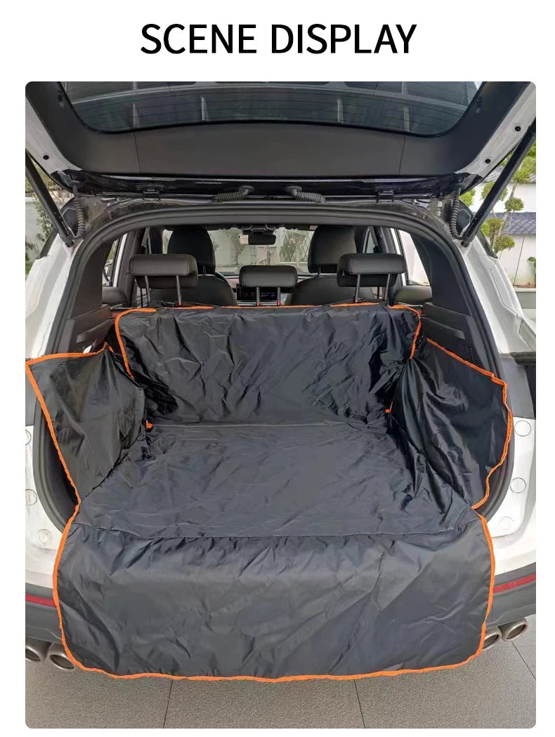 SUV Cargo Liner for Dogs, Waterproof Pet Cargo Cover Dog Seat Cover Mat for SUVs Sedans Vans